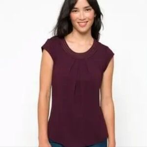Daniel Rainn Plum Blouse